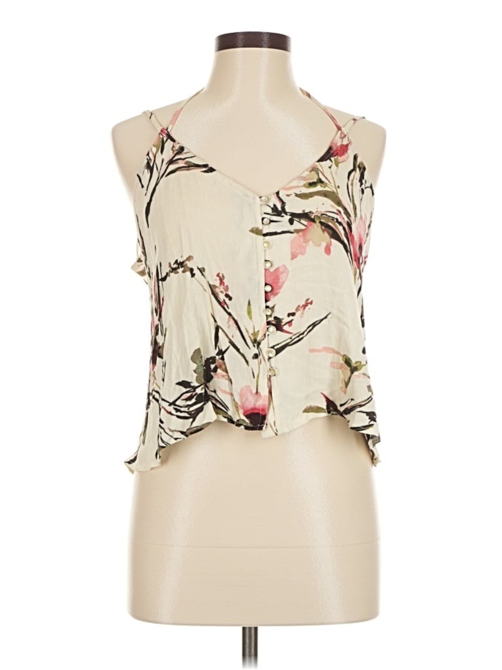 Ivory Love Women Ivory Sleeveless Blouse
